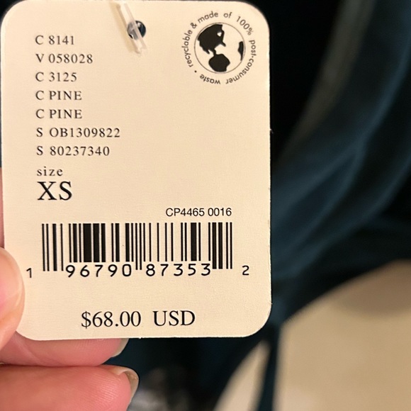 SOLD NWT✨ Free People Bodysuit pine color size X-small - Picture 6 of 6